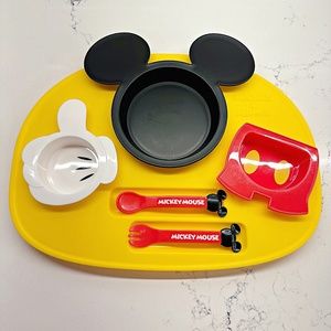 Disney Mickey Mouse Lunch Plate Set